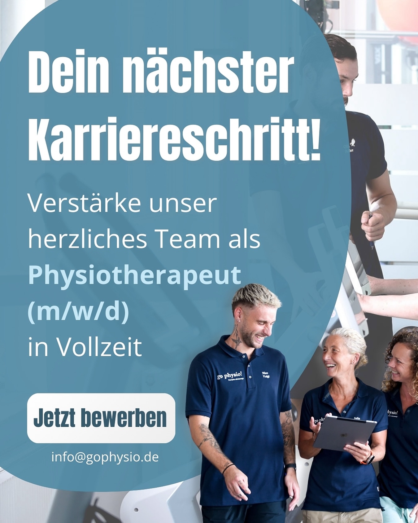 Physiotherapeut:in (m/w/d) in Vollzeit gesucht!